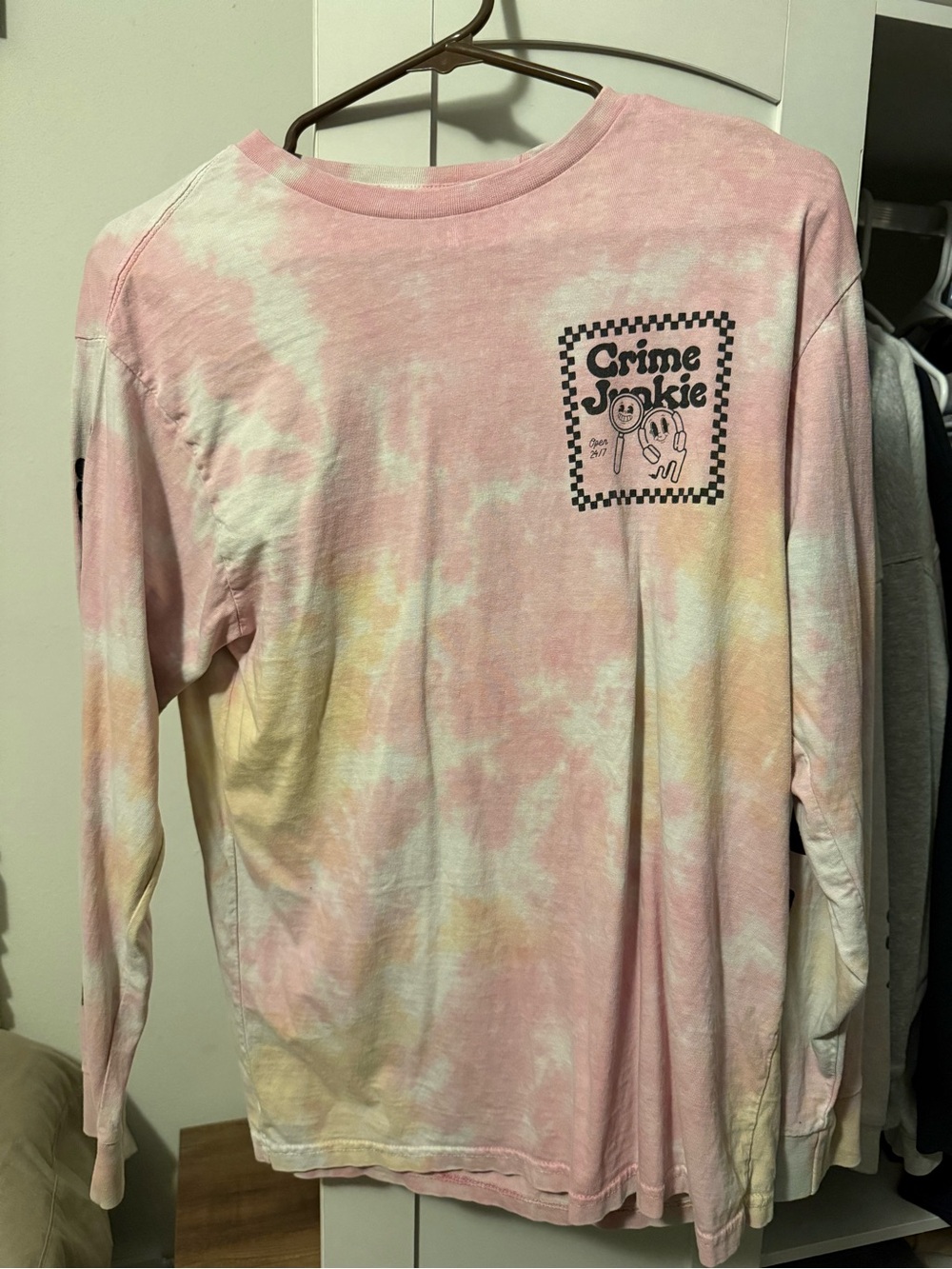 Limited Edition 2022 Crime Junkie Tie-Dye Long Sleeve Shirt